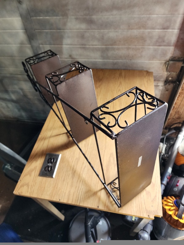 Black Wire Hanging Metal Decor Planter Shelf Hanger - photo 5