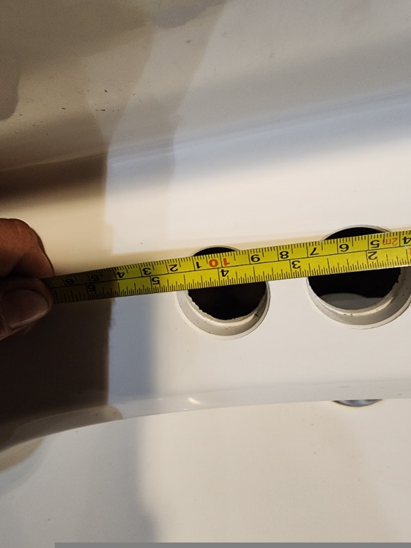White Composite Solid Sink 37'' x 22'' - photo 5
