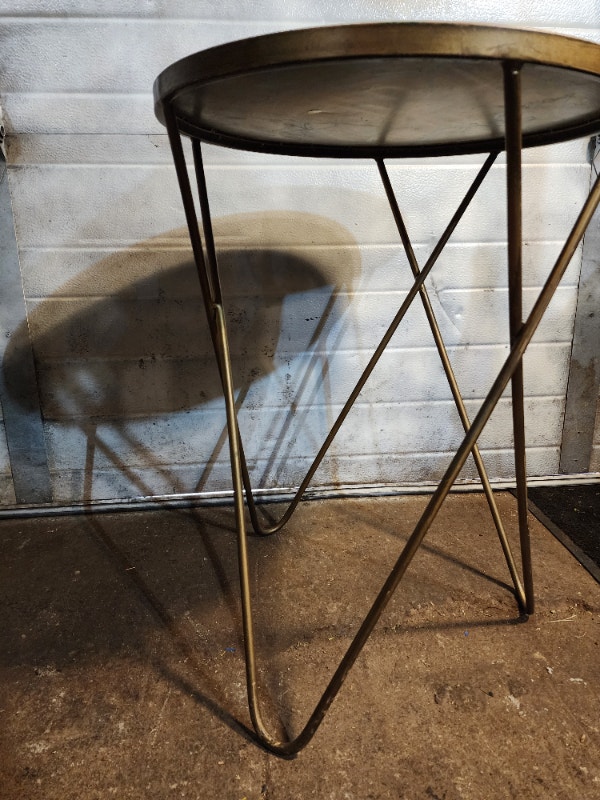 Glass Table - Granite Texture Circle - photo 3