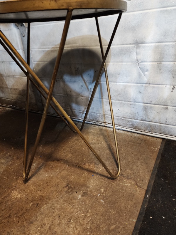 Glass Table - Granite Texture Circle - photo 4