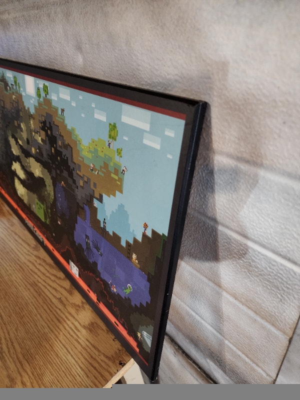 Minecraft Hardback Picture Poster Art - Videogame Map - photo 2