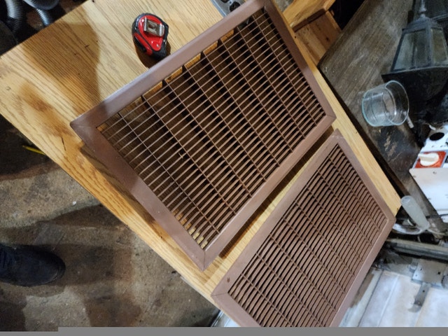 HVAC metal vent Grates covers, - see pics for size - photo 2