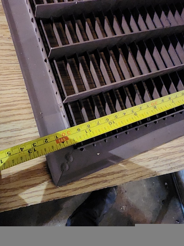 HVAC metal vent Grates covers, - see pics for size - photo 5