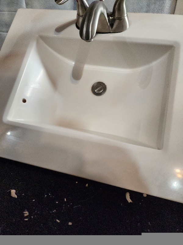 Solid White Rectangle Sink 24.5 x 19 - photo 3