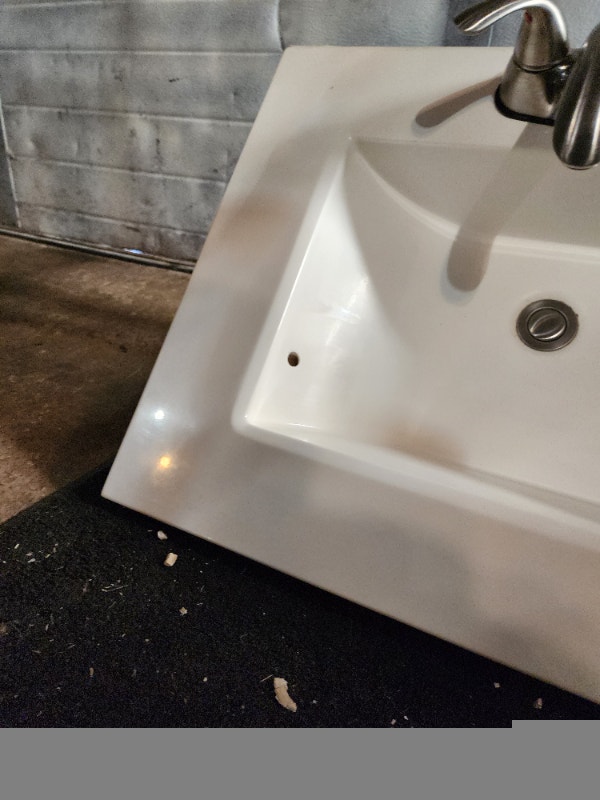 Solid White Rectangle Sink 24.5 x 19 - photo 4