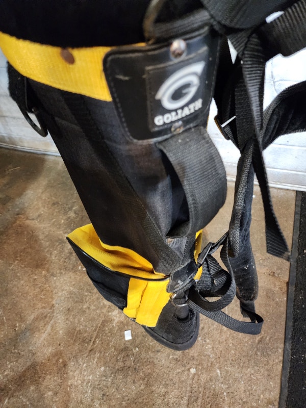 Golf Bag Carrie, Stand or Cart JR Kick Yellow Goliath - photo 3