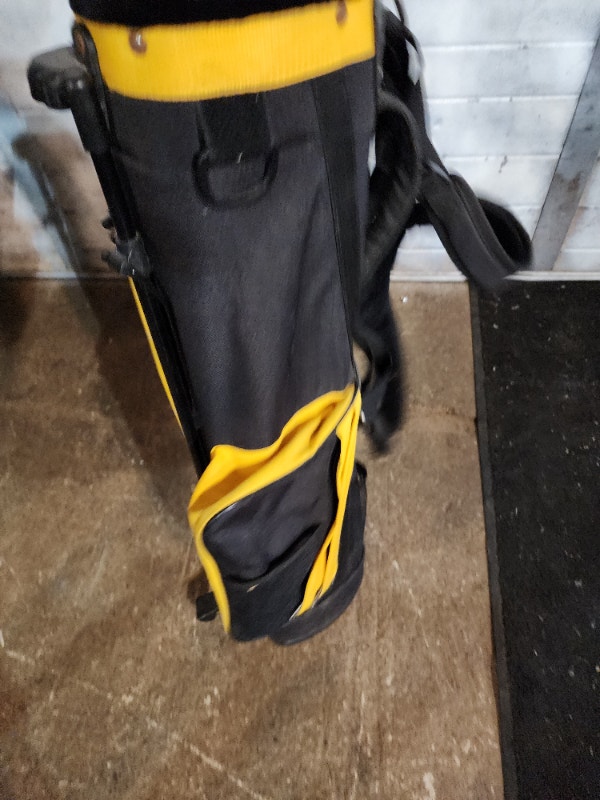 Golf Bag Carrie, Stand or Cart JR Kick Yellow Goliath - photo 4