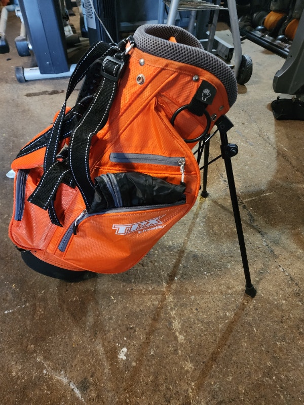 orange TPX golf bag JR kids youth Powerbilt small