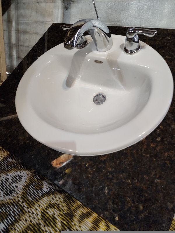 Granite Countertop Bathroom Sink Left Corner Combo - photo 3