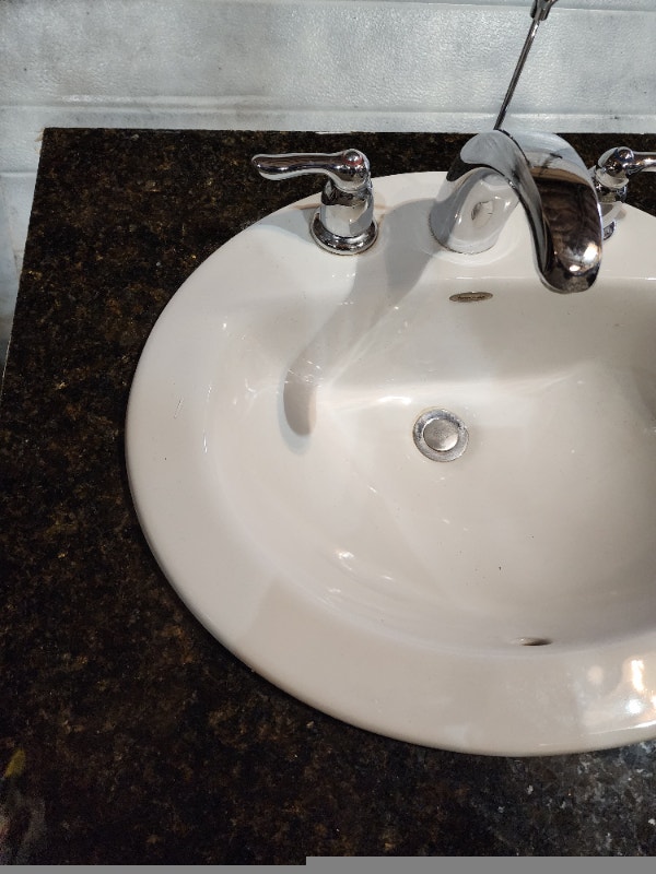 Granite Countertop Bathroom Sink Left Corner Combo - photo 4