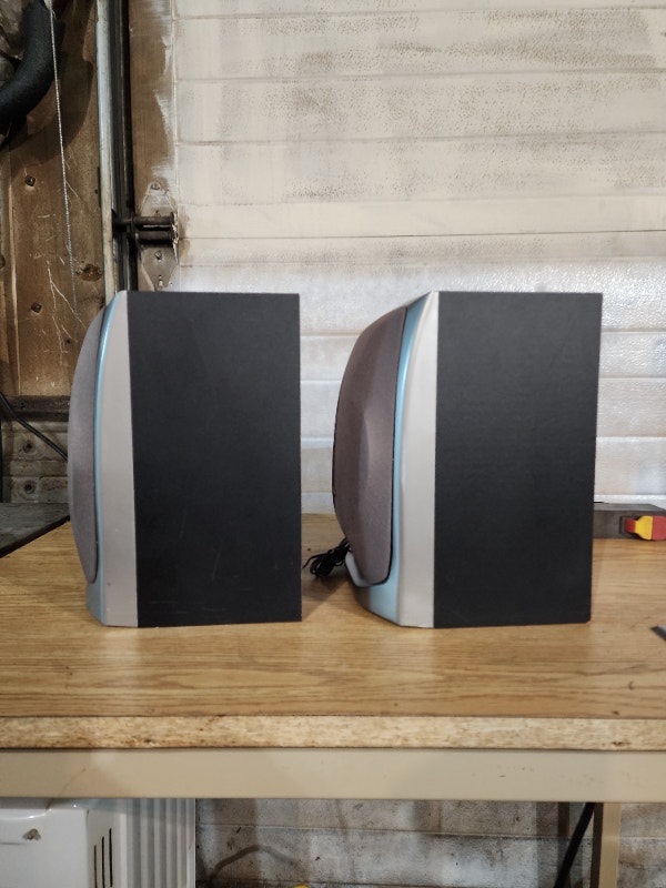 Sanyo Silver Bookshelf Speakers 25W 4 OHM SX-F190 - photo 5