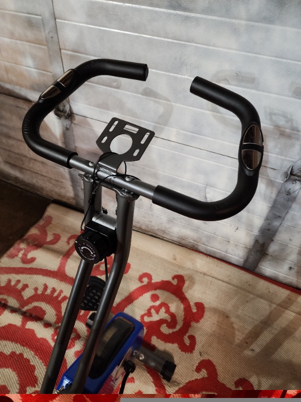 Blue Songmics Folding Pedal Bike Exercise Machine - photo 2