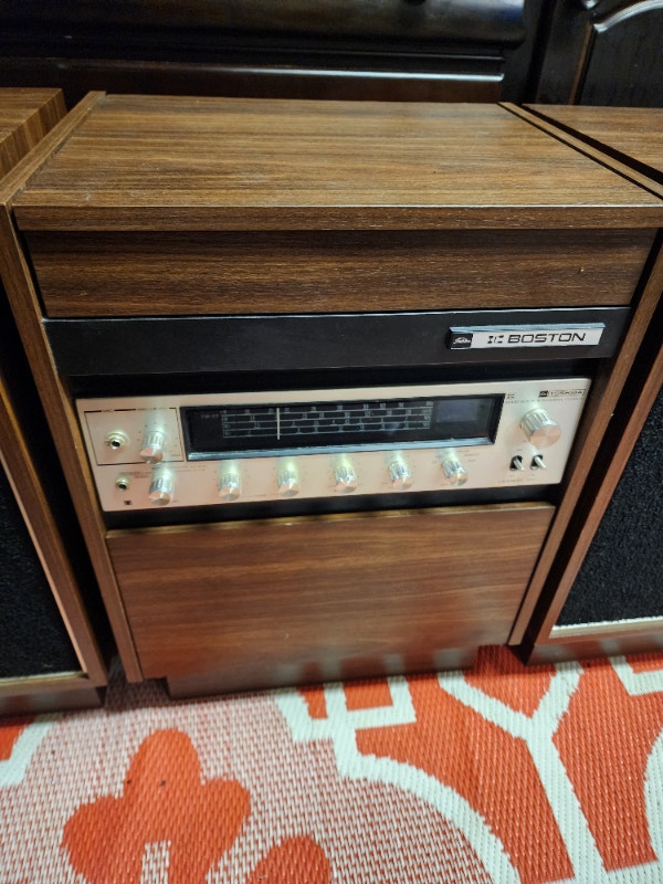 Vintage Toshiba Stereo, Record Player, AMP, Speakers - photo 5