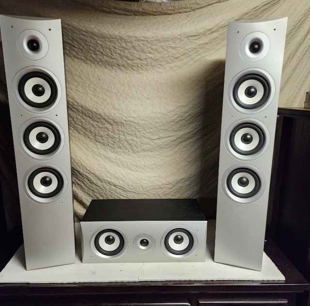 Reference Audio Silver Tower Speakers (8 OHM)