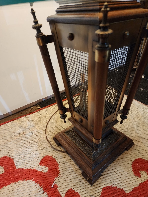 Vintage Standing Lamp Table - photo 4