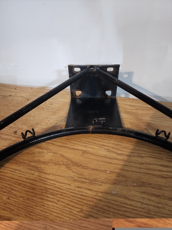 Basketball Hoop black metal no spring solid - photo 2