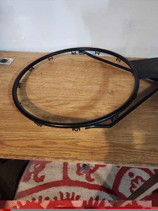 Basketball Hoop black metal no spring solid - photo 5