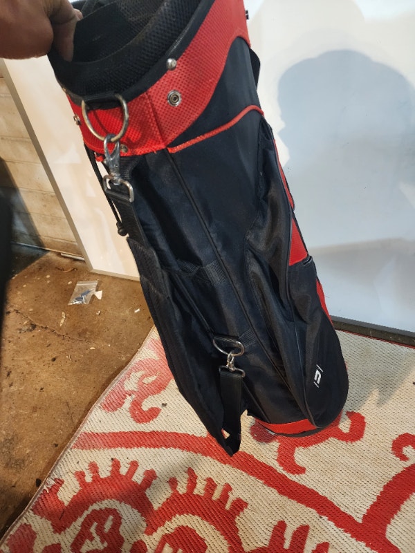 Tour Mission Golf Bag Red Black strap & carry - photo 3