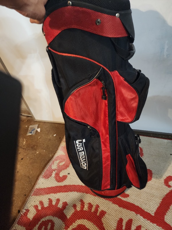 Tour Mission Golf Bag Red Black strap & carry - photo 4