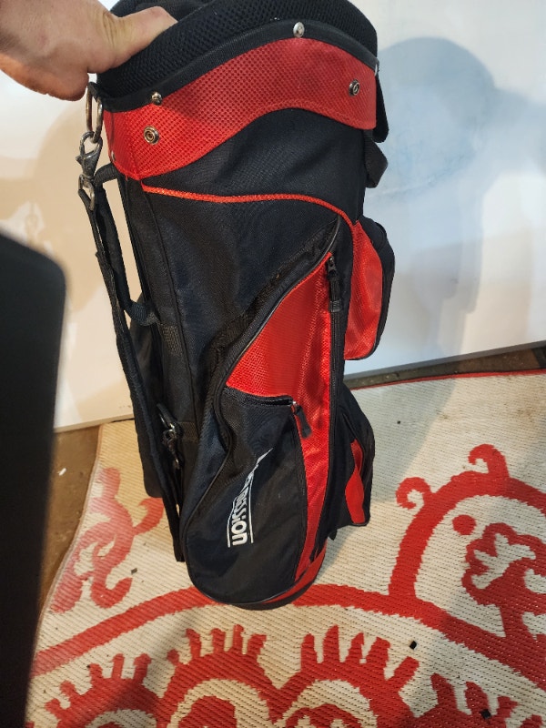 Tour Mission Golf Bag Red Black strap & carry - photo 5