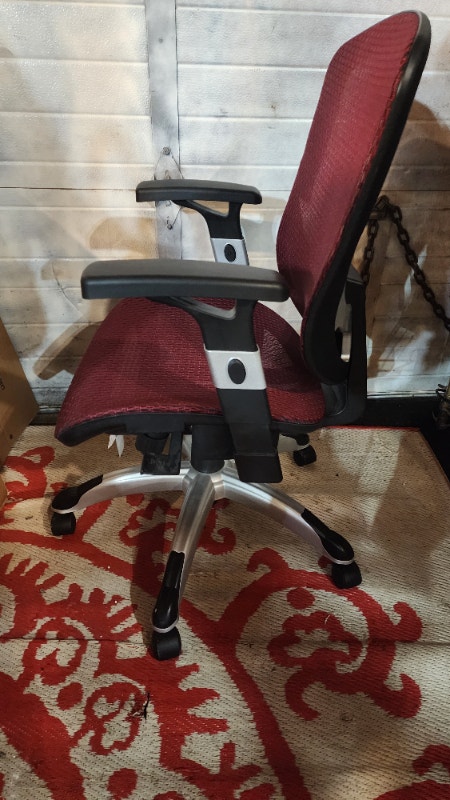 Office Chair Computer Arm Rests Red - photo 3