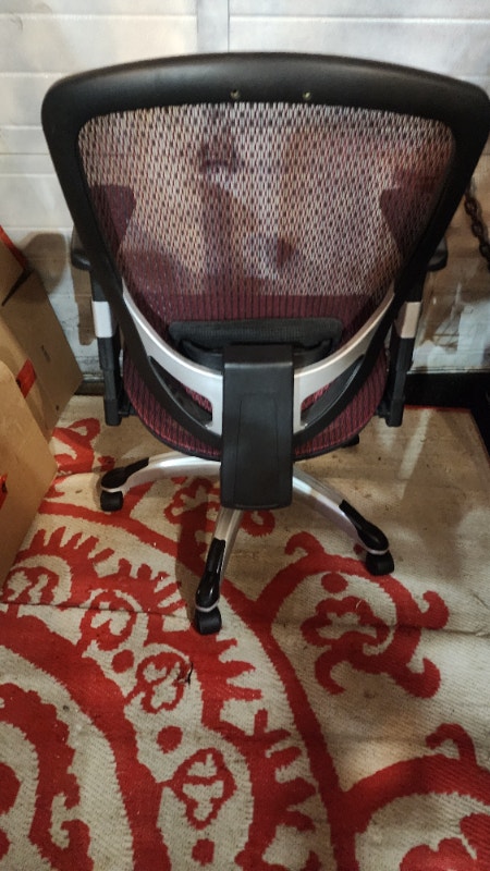 Office Chair Computer Arm Rests Red - photo 4