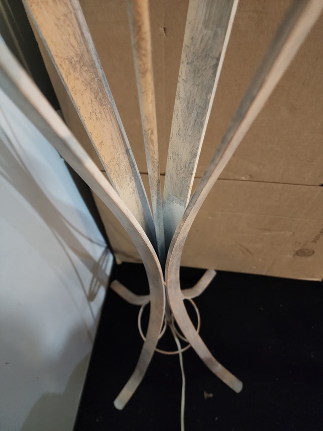 2 Lamps matching white heavy metal - photo 3