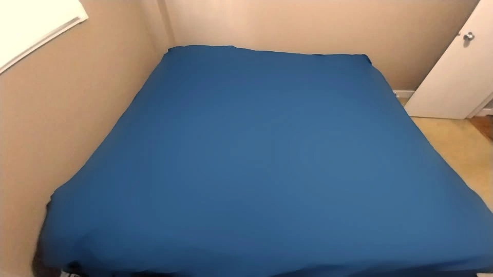 IKEA King-Size Dark Blue Bed Set - Complete Package - photo 2