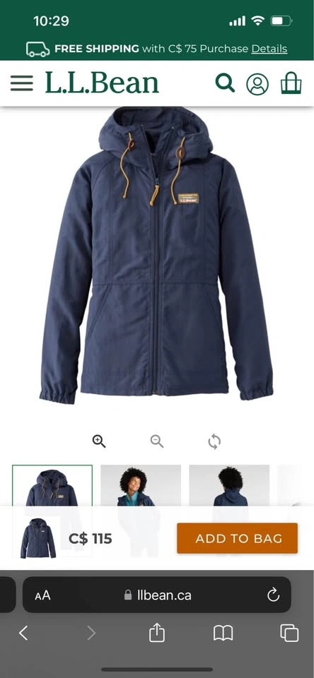LL Bean Mountain Classic Full Zip Jacket - photo 4