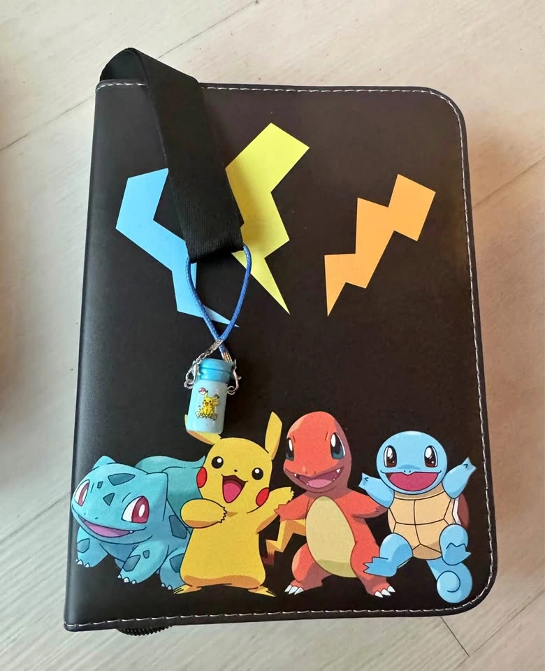 Filled Pokémon Card Binder