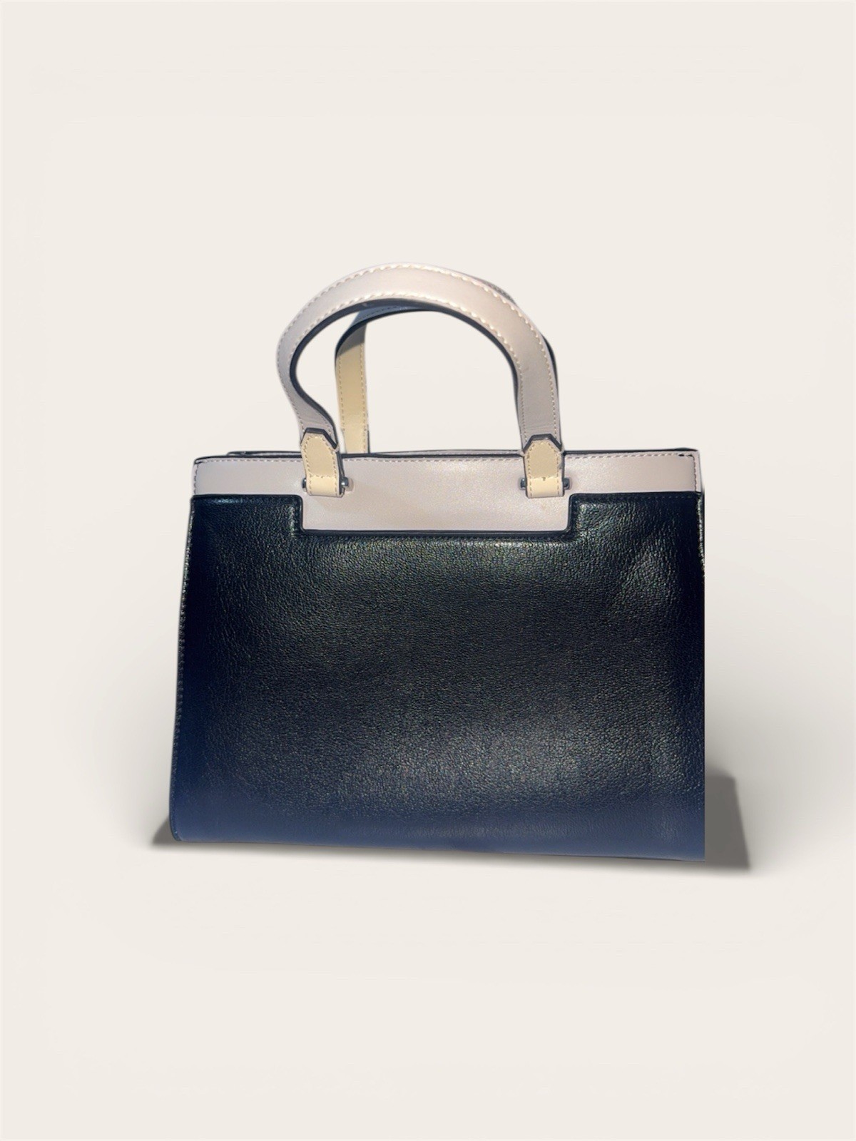 Calvin Klein Satchel Top Handle Bag Black Beige - photo 3