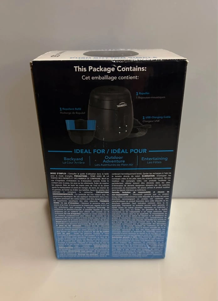 New Thermacell Radius Zone Rechargeable Mosquito Repellent - photo 2