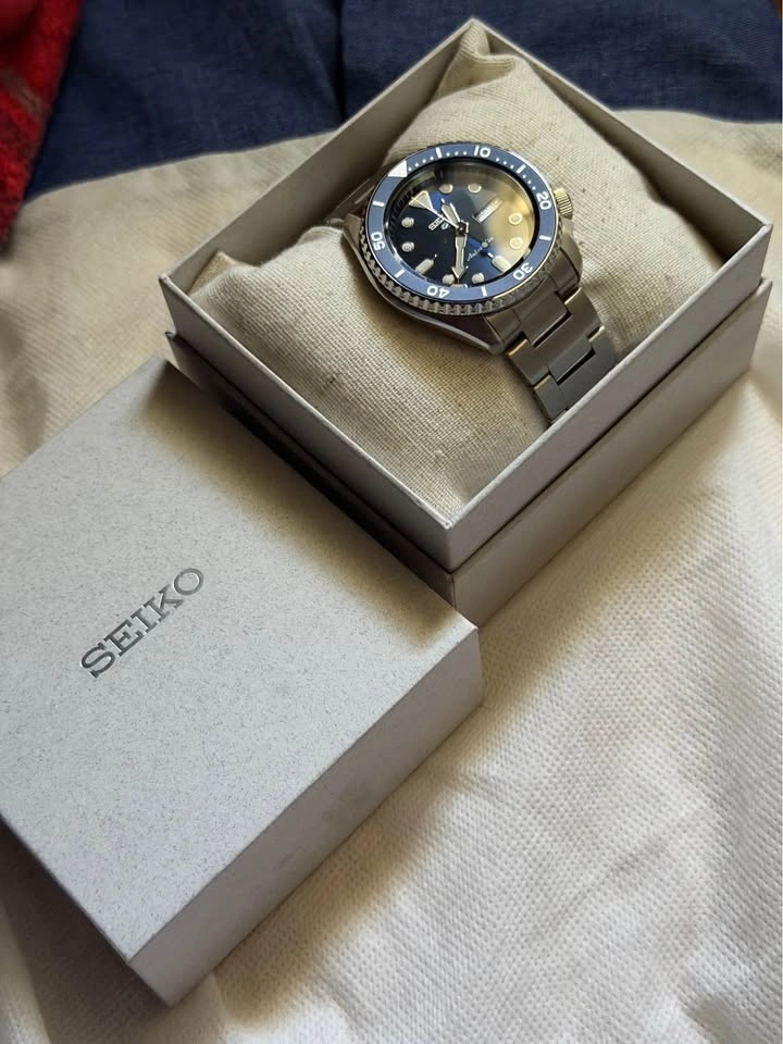 Seiko Sports 5 Watch 42mm Blue - photo 2