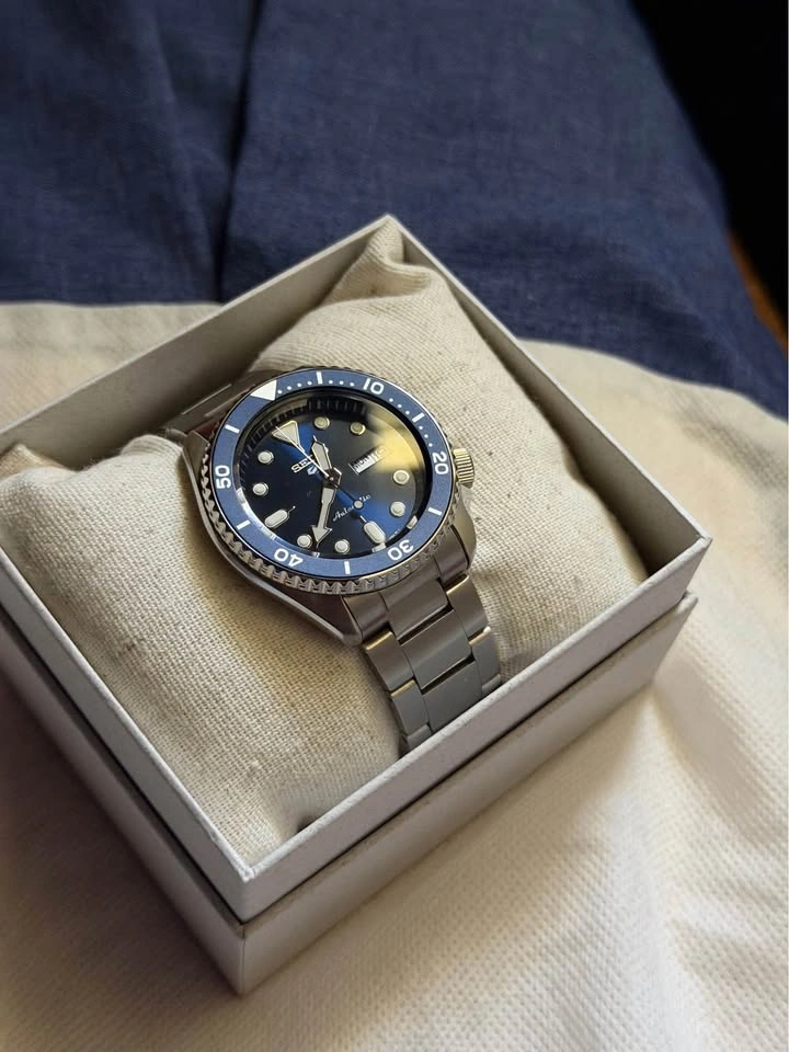 Seiko Sports 5 Watch 42mm Blue - photo 5