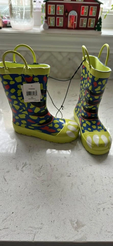 Rubber Rain Boots (Toddler Size 11)