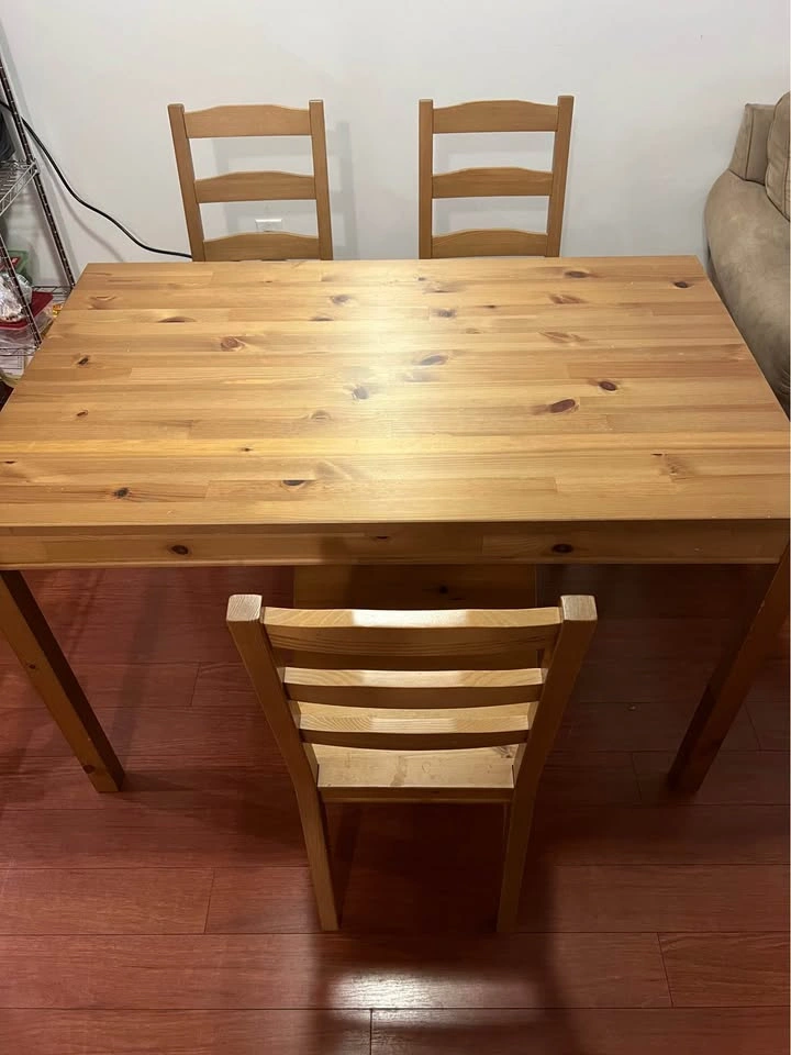 IKEA HÄGERNÄS Dining Table and 3 Chairs - photo 2