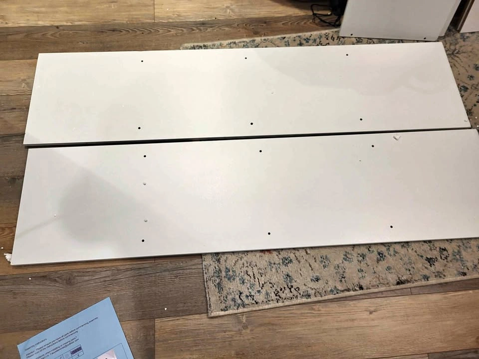 White bookcase