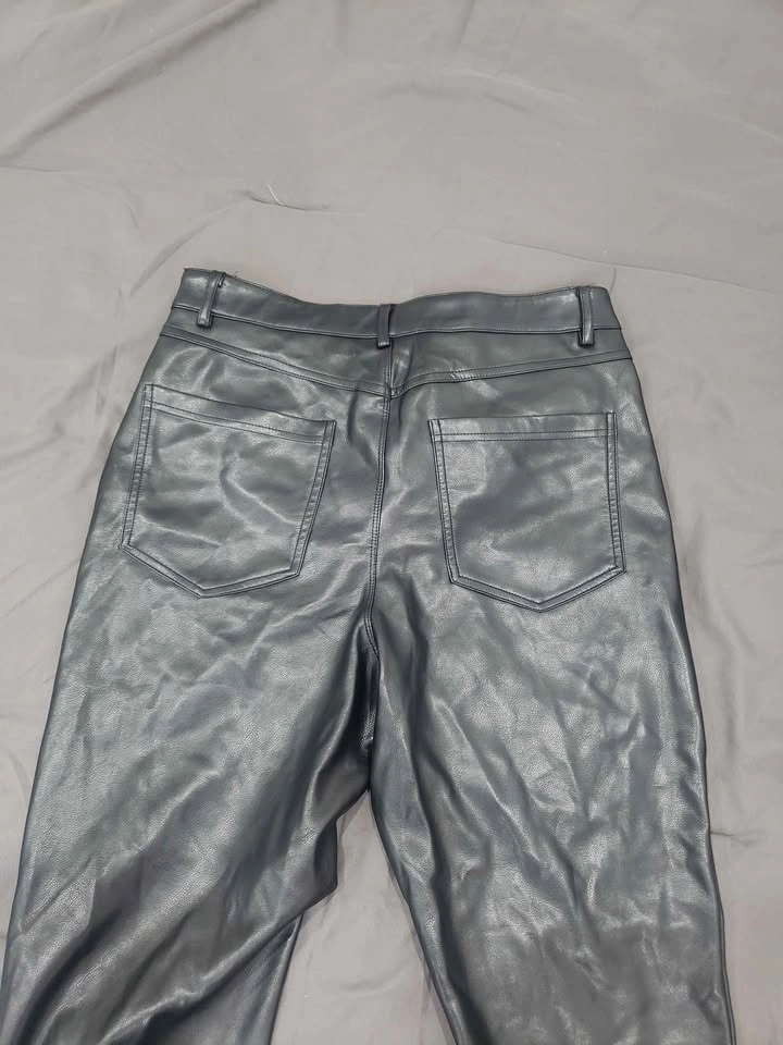 Dynamite black faux leather pants size 8 - photo 2