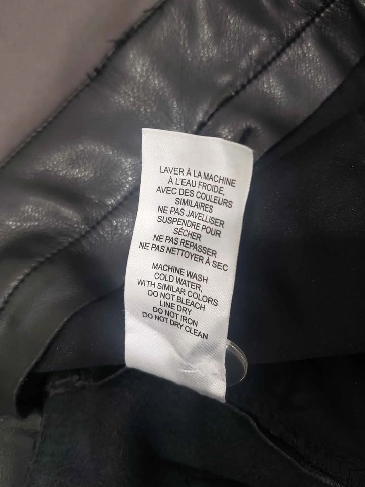 Dynamite black faux leather pants size 8 - photo 5