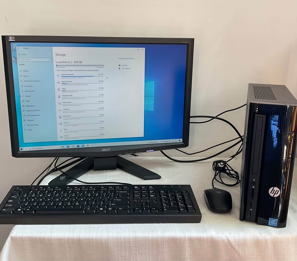 HP Desktop Computer with Mouse, Keyboard and Acer Monitor - photo 4