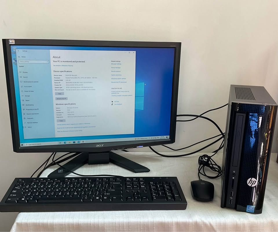 HP Desktop Computer with Mouse, Keyboard and Acer Monitor - photo 5