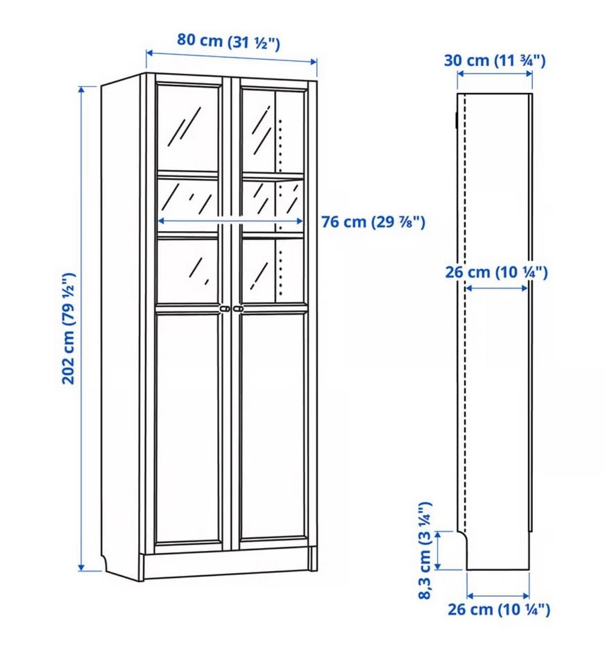 IKEA BILLY / OXBERG Bookcase (White) – Great Condition! - photo 3