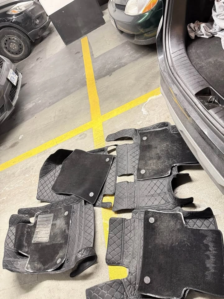3D Luxury Car Floor Mats for Hyundai Santa Fe 2020 - photo 4