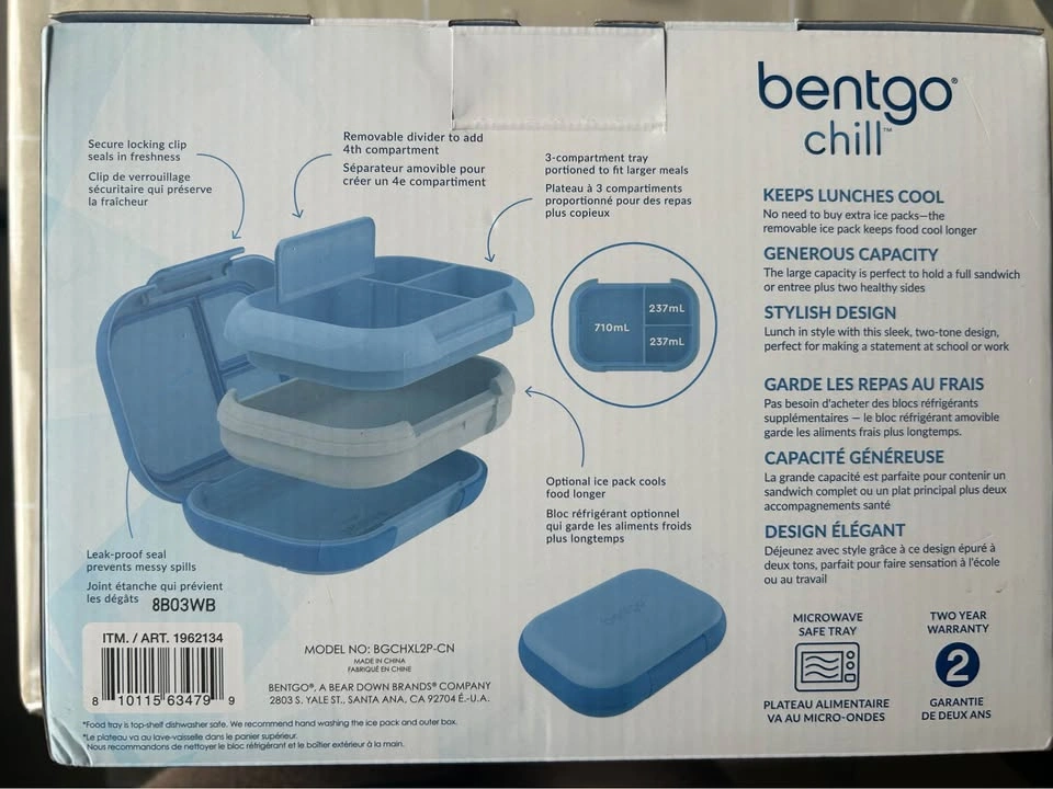 Bentgo Chill 2-Pack Lunch Box Set with Ice Packs - photo 2