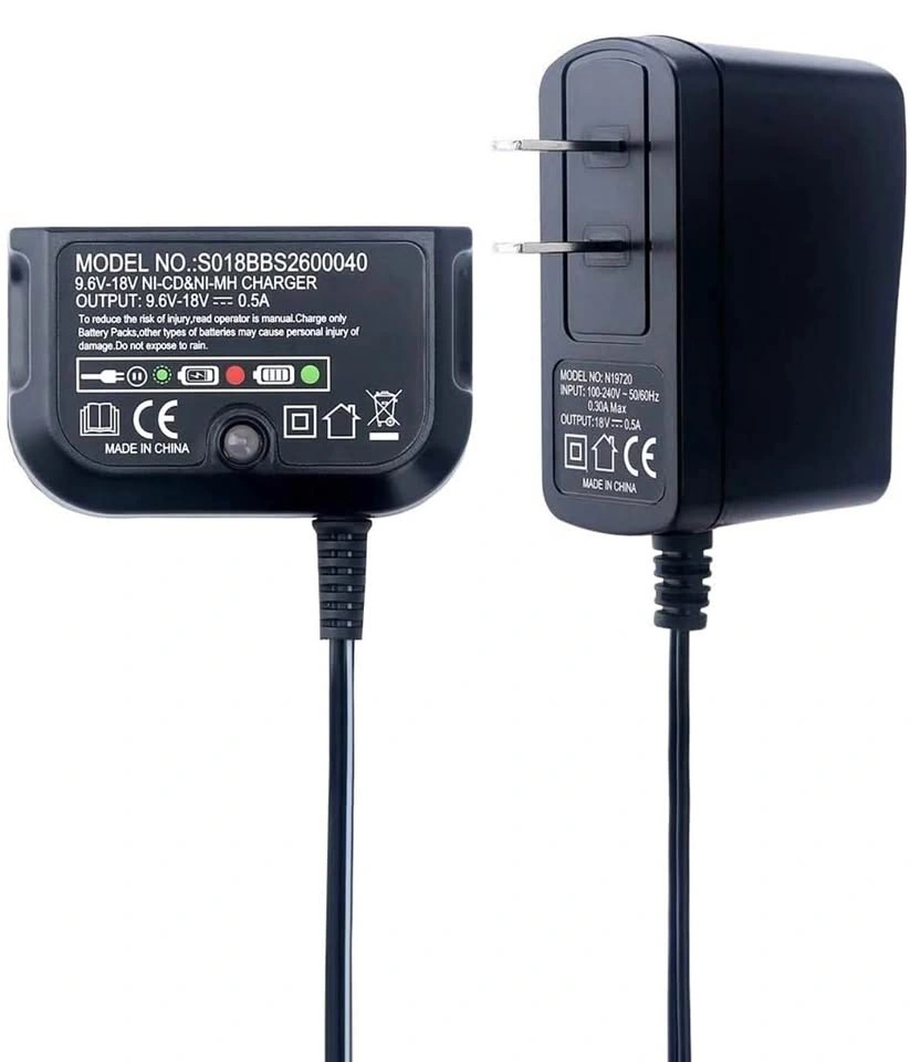 Black & Decker Compatible 9.6V-18V Ni-CD Ni-MH Battery Charger