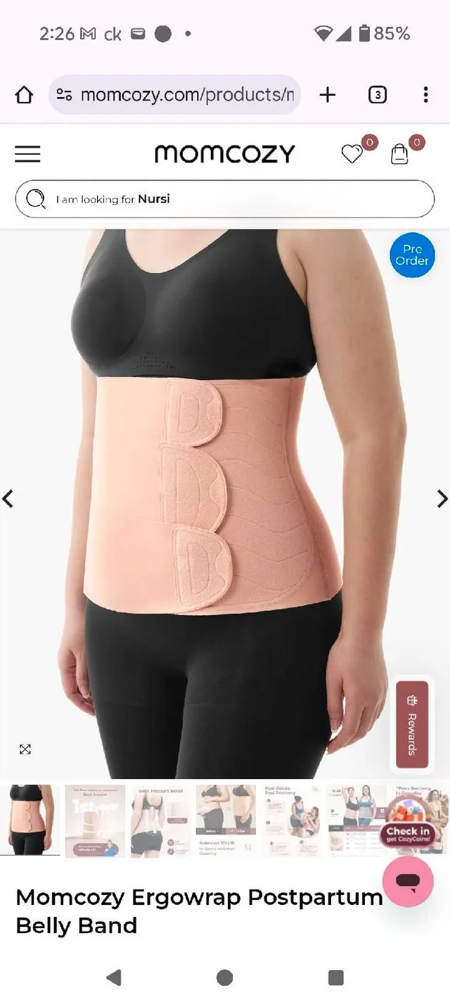 Momcozy Ergowrap Postpartum Belly Band thumbnail