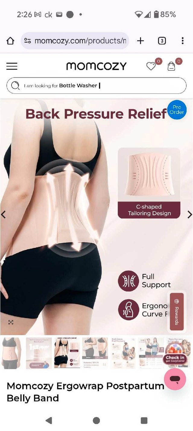Momcozy Ergowrap Postpartum Belly Band - photo 4