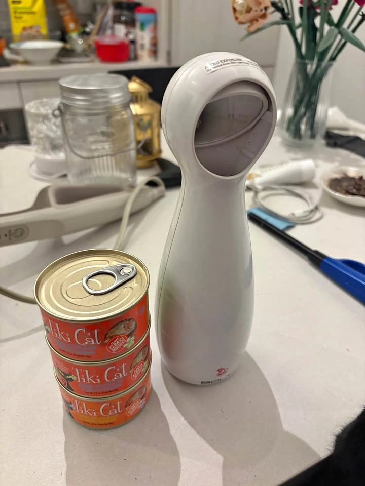Auto Laser Cat Toy with 3 free cans of Tiki Cat Wet Food