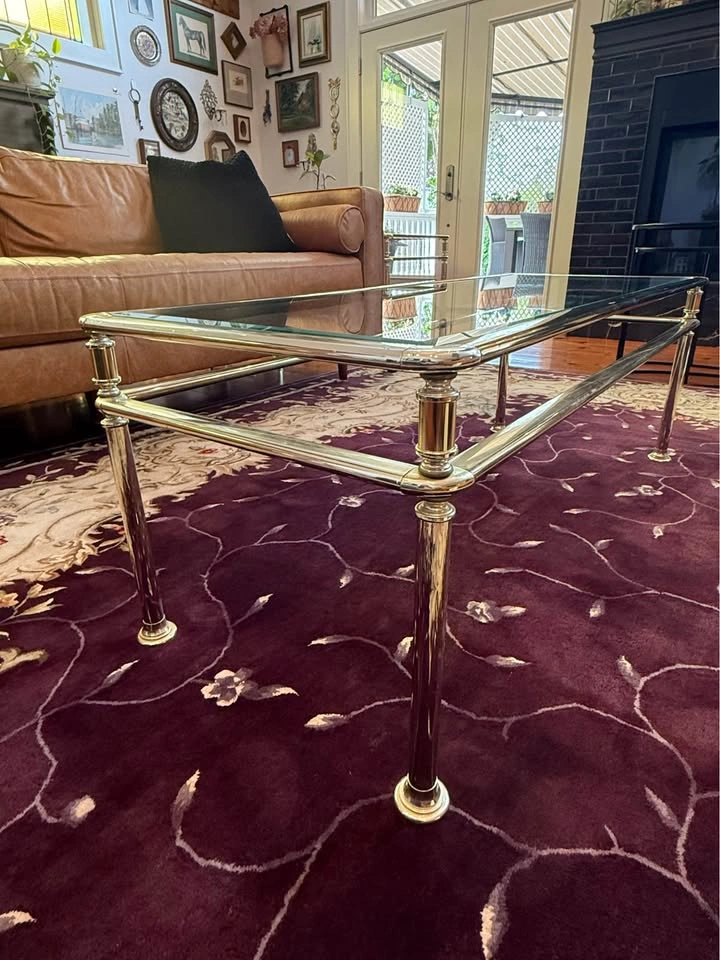 Brass & Glass Boho Table Set (3 Pieces) - photo 5