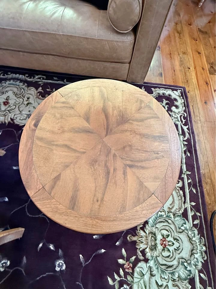 Hand Crafted Walnut Table Set (3 Pieces)